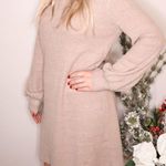 She & Sky Mocha Waffle Long Sleeve Dress Photo 0