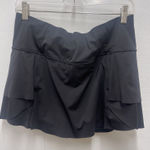Athleta  M Athletic Stretch Skirt Breathable Tennis Mini Skort Black Pickleball Photo 0