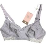 NWT Cake Lingerie Maternity Wireless Nursing Bra Plum Melba Purple Unlined 36E Size undefined Photo 0