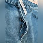 Nasty Gal Blue Denim Patch Print Raw Hem Micro Mini Skirt Photo 4