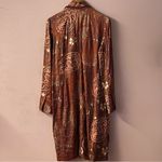 Free People  Boho Rust Multicolor “Eye of the Tiger” Duster Jacket Size XS NWT Photo 2