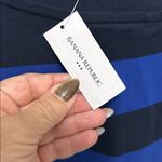 Banana Republic  Factory Striped Tee Shirt Dress Blue Black Photo 6