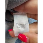 J.Jill Linen Blend Women's Tunic/Dress Popover Shirt Chambray Medium Photo 6