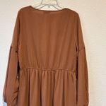 Rustty Dustty Dress Women's XL Burnt Orange Cottagecore Western Boho NWT Photo 6