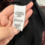 Donna Ricco  Sheath Dress Black Red Floral 3D Rose Dark Feminine Romantic Size 14 Photo 6