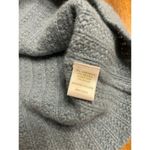 Garnet Hill  Turtleneck Sweater Size XS Relaxed  Blue Lambs wool Angora Photo 2