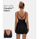 Halara Cloudful Crisscross Side Pocket 2-Piece Barre Ballet Dance Dress M NWT Photo 2