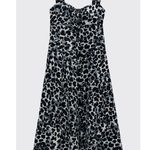 ZARA  Leopard Black and Greg Maxi Tank Dress Size Small Photo 2