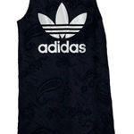 Adidas  Trefoil Women Muscle Tank Top Paisley‎ Print Pullover Crewneck XS Black Photo 0