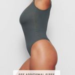 SKIMS  Cotton Rib Bodysuit In Deep Sea Photo 1