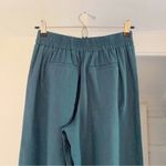 Athleta Playa Linen Wide Crop Pant in Borealis Green Size 0 Retail $89 Photo 10