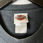 Harley Davidson  Route US 50 Muscle Shirt Vintage Y2K Large L Gray Tank Top Photo 3