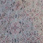 Torrid geometric design flowy top strappy back blouse in cream, pink and black size 00 (M/L,10). Photo 3