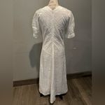 ZARA NWT EMBROIDERED EYELET DRESS ZW COLLECTION M Photo 5