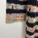 Sundance Women's Striped Sunset Melange Open Front Knit Cardigan Sweater Size XL Black Photo 3