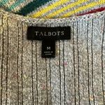 Talbots  Womens Boatneck Rainbow Stripe Pullover Sweater M Medium Photo 4