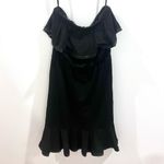 White House | Black Market  black strapless flowy ruffle dress size XXS Photo 3