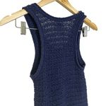 Aerie  Womens Sleeveless Racerback Blue Knit Tank‎ Top Sz Small Photo 4