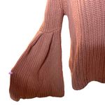 Free People •  Damsel bell sleeved sweater orange brown xsmall Photo 2