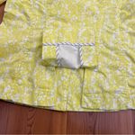 CAbi Women’s Blazer Utility Jacket Cotton Floral Yellow Field of Daisies Medium Photo 11