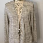 Lafayette 148 NY linen longline topper cardigan duster tie front S Photo 1
