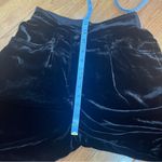 Johnny Was Black Silk Velvet Steffania Wide Leg Pleat Pants floral embroidery XS Photo 9