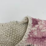 Vintage Floral Sweater Women Cotton Polyester Pullover Cottage Retro Casual Twee White Size M Photo 10