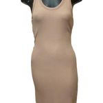House of Harlow NEW Taupe Tan Rib Knit Tank Dress Size Small Photo 0