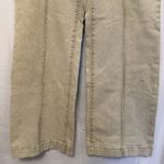 Soft Surroundings  Womens Size Medium Petite PM Beige‎ Wide Leg Crop Denim Pants Photo 2