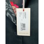 Johnny Was Pete & Greta Mono Blazer Jacket Floral Print Black L NWT Cotton Silk Photo 2