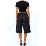 Jaded London Pinstripe Goliath Baggy Shorts, Black, W36 Photo 5