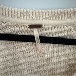Free People Cream V-Neck Sweater Photo 6
