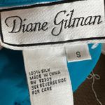 Diane Gilman  Sequin Tank Top, 100% Silk Y2K Coquette Party Maximalist Small Photo 5