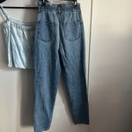 Forever 21 Ladies Paper Bag Elastic Waist High Rise Denim Jeans Size Medium Photo 3