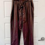Commando  Faux Leather Paper Bag Pant Oxblood Photo 3