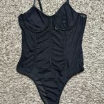 Rue 21 Mesh Black Bodysuit Photo 0