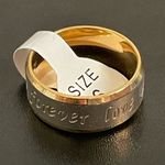 8mm gold forever love ring size 6 Photo 4