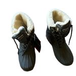 NWT Cougar Waterproof Lace Up Winter Boots Carlisle Olive Quilt Green Size 8 Photo 7