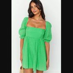 Beginning Boutique  Rubi Green Babydoll Mini Dress 2 Photo 2
