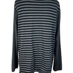 Christopher & Banks X-Large Top Striped Shark-Bite Hem Long Sleeve Stretch Lined Photo 4