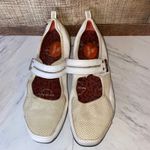 Aetrex  White Lizzy Leather Single Strap Shoes Size 5 Photo 3