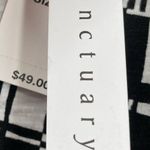 Sanctuary Black White Utopia Perfect Animal Print Mock Neck Tee NWOT Size XS NEW Photo 7