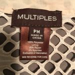 Multiples Crochet Lace Open Weave Cover Up With Pocket Photo 1