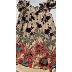 Denim 24 7 Tunic Top Shirt Blouse 20W 20 Floral Roll Tab Pintuck Boho Western Red Photo 6