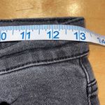 SO  Womens High Rise Distressed Crop Skinny Mom Jeans‎ Black Size 27 Photo 5