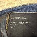 Favorite Daughter Valentina Boot Jeans Size 31 Super High Rise Mini Bootcut Blue Photo 3