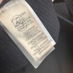 Revival Black Ribbed V Neck Tank Top Sleeveless Built in Bra OS Size undefined Photo 1