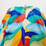 We Wore What  Cowl Front Dress in Abstract Watercolor Medium Photo 9