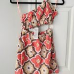 Tiare Hawaii Anthropologie Kea One-Shoulder Linen Cotton Mini Dress, Size XS Photo 4