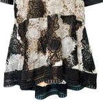 Naeem Khan Black White Nude Floral Lace Long Sleeve Mermaid Dress sz 10 NEW Tags Photo 10